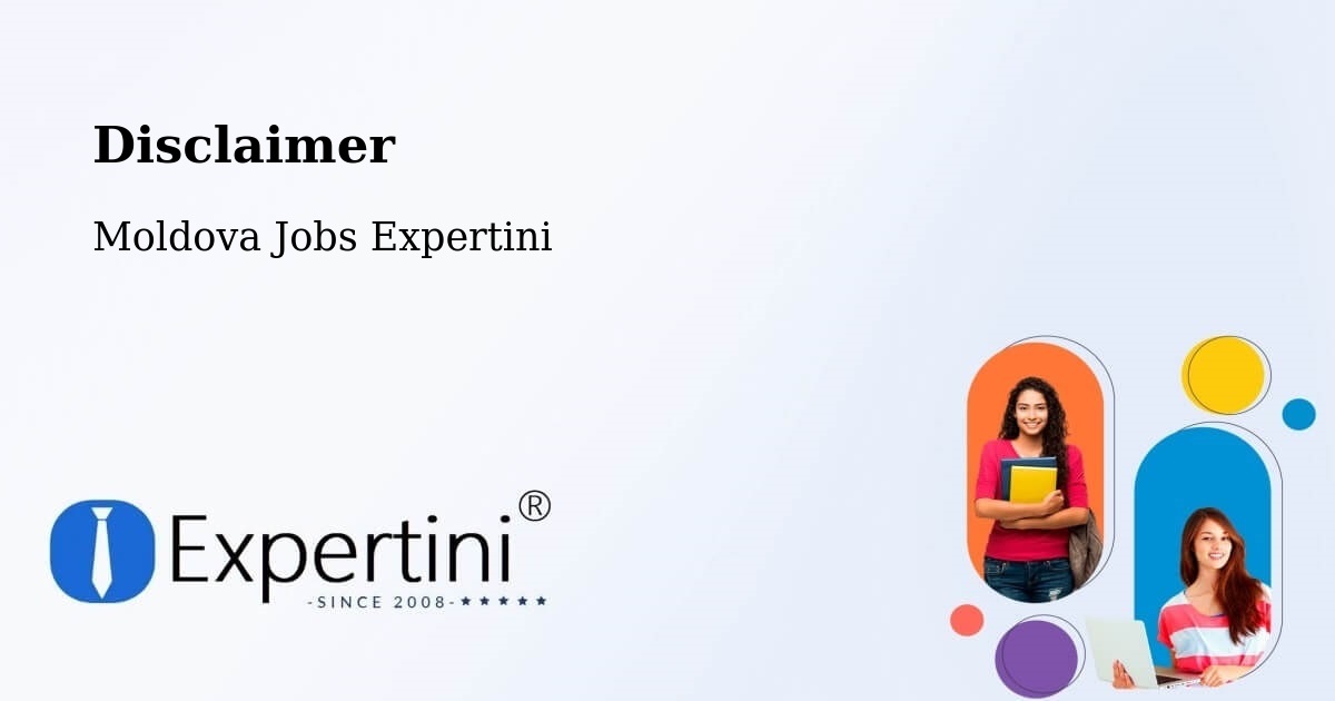 Disclaimer – Moldova - Moldova Jobs Expertini